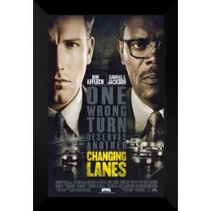 Changing Lanes 27x40 FRAMED Movie Poster   Style A 2002