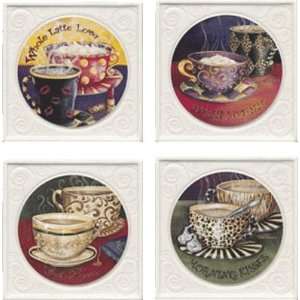  Set of Four Whole Latte Love   Swirl Occasions Drink 