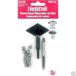 Helicoil 5521 4 0.25 20 Inch Coarse Thread Repair Kit  