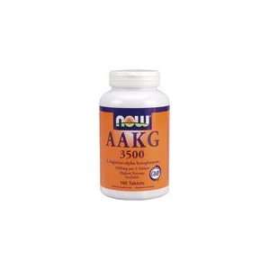  AAKG 3500 by NOW Foods   (180 Vegetarian Tablets) Health 