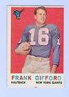   Football Frank Gifford 20 Original Owner Other 59s up Sale  
