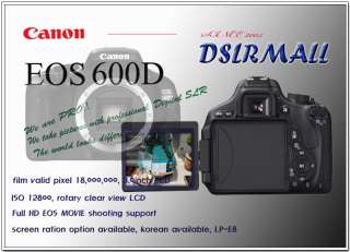 used canon 600d(Rebel T3i,kiss x5, 95% to the new)+lens+acce 6 months 