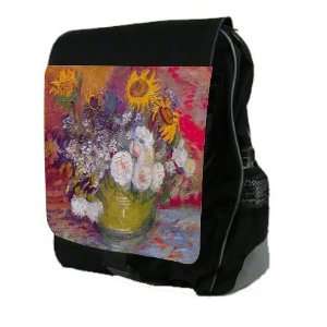 Van Gogh Art Still life with Roses Back Pack   School Bag Bag   Laptop 