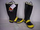 NEW SERVUS FIREBREAKER NFPA RUBBER FIREMAN FIRE BOOTS 9XW 032012