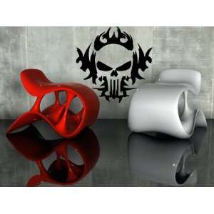  Cool and Scary Skull Design Punisher Decor Wall Mural 