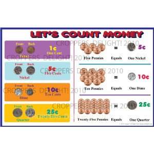  Lets Count Money Placemat Toys & Games