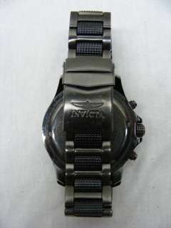 Invicta 6411 Python Chronograph Gunmetal SS 100M Watch  
