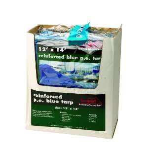   Rip Stop Polyethylene Tarp (Blue, 12 x 24 Feet)