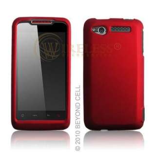 RED PHONE COVER HARD CASE FOR HTC MERGE LEXIKON 6325  