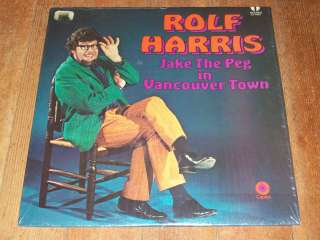 Rolf Harris rare LP Jake the Peg in Vancouver Town (ST 6363)  