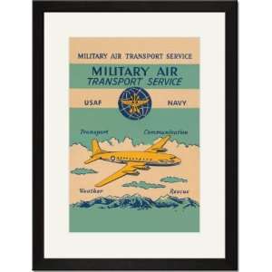   /Matted Print 17x23, Military Air Transport Service