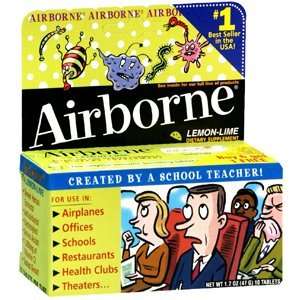  AIRBORNE ORIGINAL LEMON LIME 10TB AIRBORNE INC. Health 