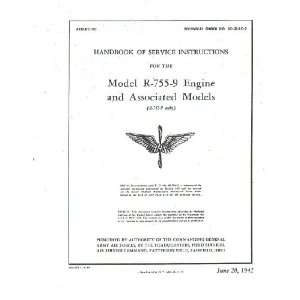    Jacobs R 755  9 Aircraft Engine Service Manual Jacobs R 755 Books