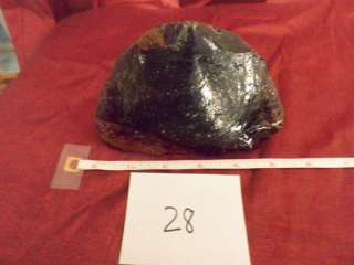Black Obsidian Rough Rock 1.65 lbs #28 Neatly Crafted  