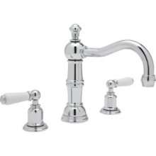 ROHL U.3720L EB Edwardian Widespread Lavatory Faucet English Bronze 