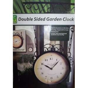  Westwoods Twin Face Clock and Thermometer [Garden 