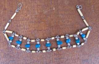bamboo alpaca silver and stone bracelet this bracelet is hand made 