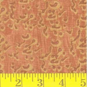  45 Wide Abstract Character Rust Fabric By The Yard Arts 