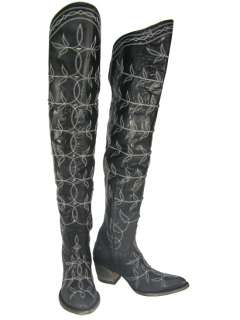   24 Reina Black L740 1 Womens Fashion Cowboy Boots Orig. $695  