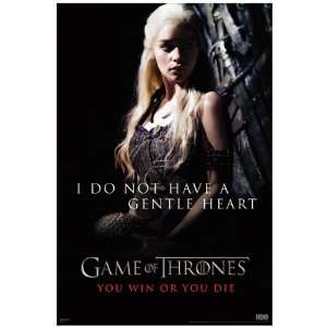  Game of Thrones Daenerys Targaryan Poster [24 x 36]
