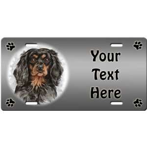  Cavalier King Charles Spaniel Personalized License Plate 