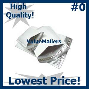 1000 #0 Quality CD DVD POLY 6 x10 Bubble Mailers 6x10  