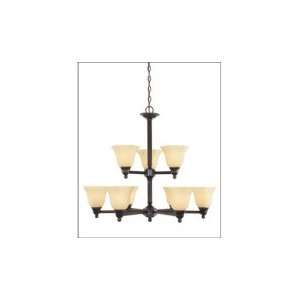 Savoy House 1 7231 9 13 Westby 9 Light Single Tier Chandelier in 
