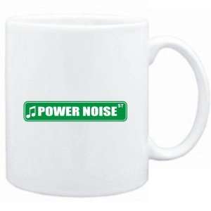 Mug White  Power Noise STREET SIGN  Music  Sports 