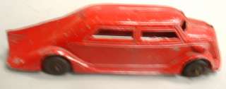 FUTURISTIC TOY CAR RED MANOIL #705 NEAR MINT  