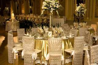 100 Beautiful Organza Chiavari Chair Covers White or Ivory  