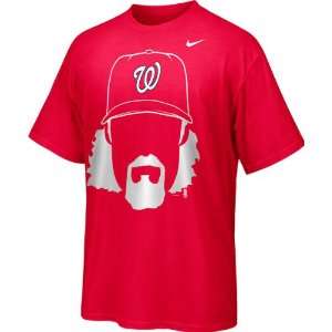   Red Nike Hair itage Jayson Werth Player Tee