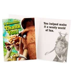 Ice Age 3 Thank You Cards (8 count)