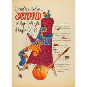   Plane Jetland Fairy Tale Aviation   Original Print Ad