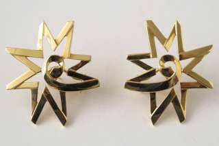 Tiffany Paloma Picasso 18K 750 Gold Earrings  