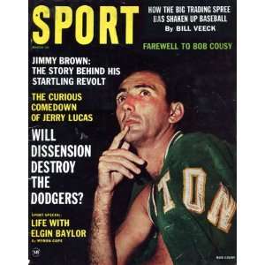  Bob Cousy Unsigned Sport March 1963 Boston Celtics 