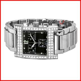 Gucci Mens Black Chrono Diamond G Watch YA077310 / 7700  