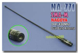   Sale is a NAGOYA DUAL BAND Handheld antenna NA 771 144/430MHz ( SMA M