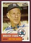 Whitey Ford Autograph Signed 2005 Topps All Time Fan Fa