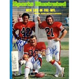  Paul Warfield, Larry Csonka & Jim Kiick Autographed/Hand 