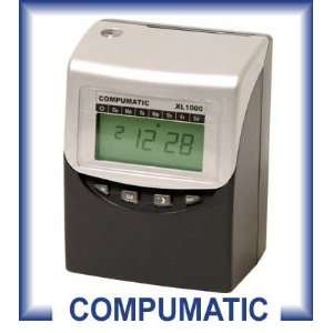 COMPUMATIC XL1000 FULLY AUTOMATIC SELF TOTALING EMPLOYEE PAYROLL TIME 