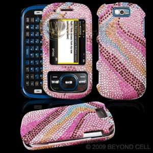  Samsung M550 Exclaim Cell Phone Full Diamond Bling 