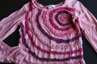 Halabaloo boutique pink ribbon knit dress 8  