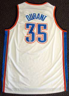   Durant Autographed Oklahoma City Thunder White Swingman Jersey PSA/DNA