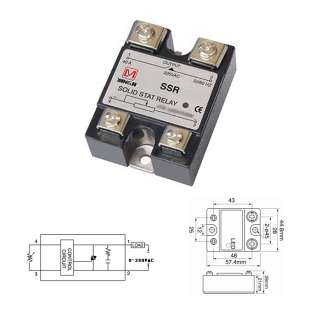Solid State Relay Voltage Resistance Regulator 80A 380V  