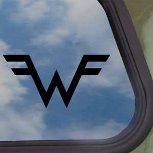  Weezer Black Decal Rock Band Car Truck Bumper Window 