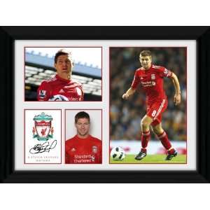  Steven Gerrard Framed Photo Montage