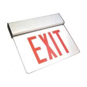 New York City Approved Surface Edge Lit LED Exit Sign with 