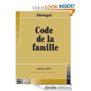 Code de la famille (French Edition) Sénégal  Kindle 