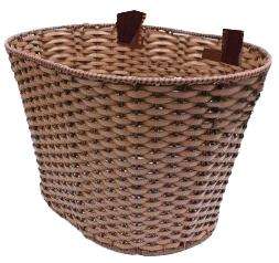 great basket that combines traditional style with modern hardware 
