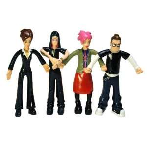    The Osbournes Family Bendable Set of 4 Action Figures Toys & Games